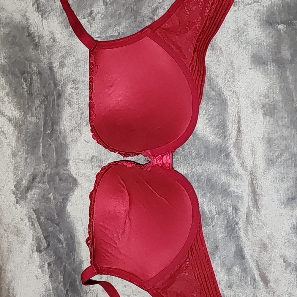 Victoria Secret 🙊 Maroon Push up Bra 34D - Picture 5 of 9
